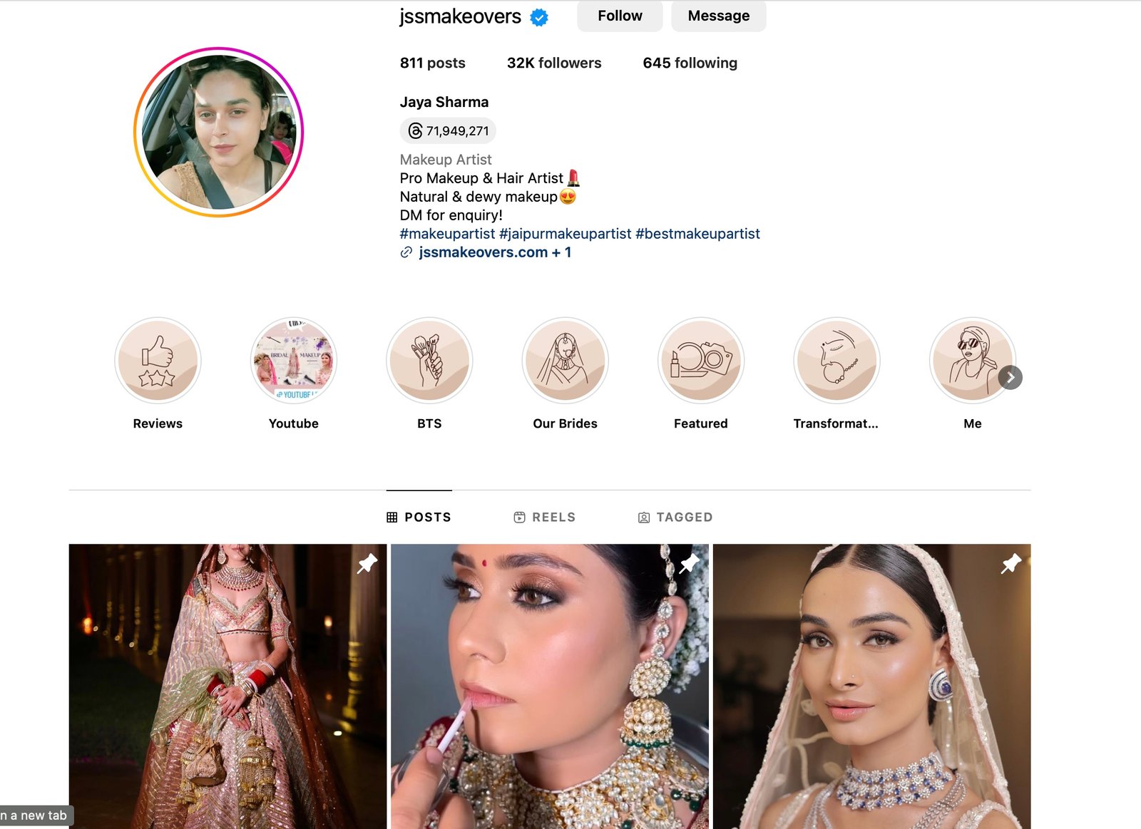 JSSMAKEOVERS AND MAKEUP ACADEMY | MAKEUP ARTIST IN JAIPUR